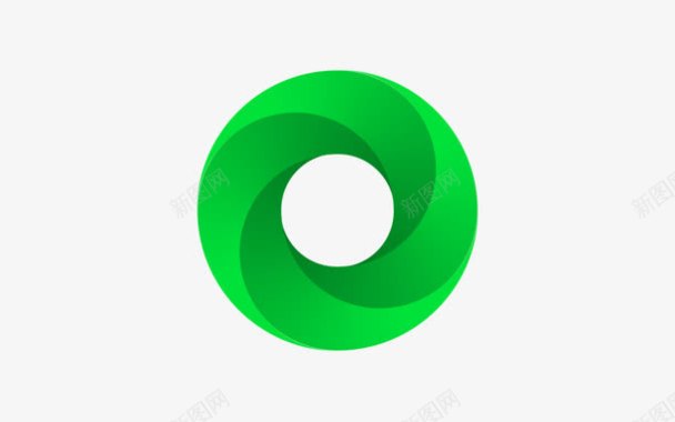 绿色圆形拼减APP图标图标