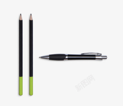 铅笔和水性笔素材