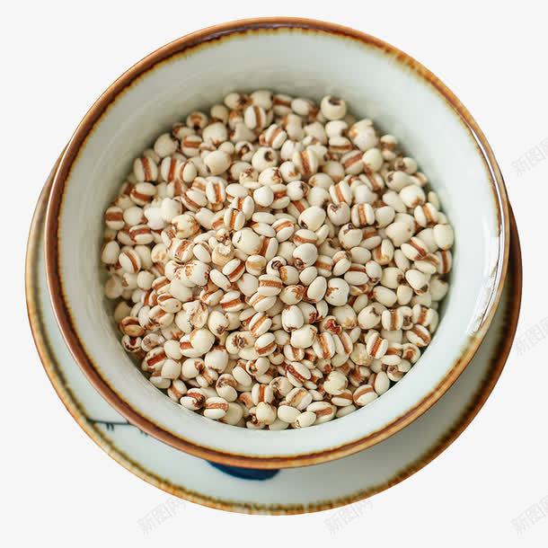 祛湿的薏米png免抠素材_88icon https://88icon.com 中药材 产品实物 白色 米粒 粗粮