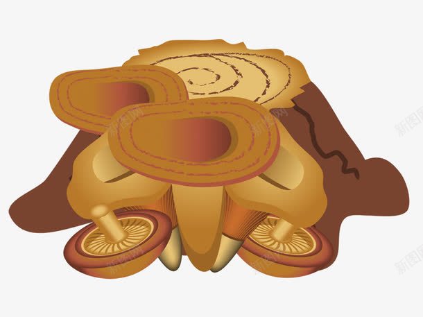 树根旁的蘑菇png免抠素材_88icon https://88icon.com 卡通 卡通蘑菇 菌类 蘑菇