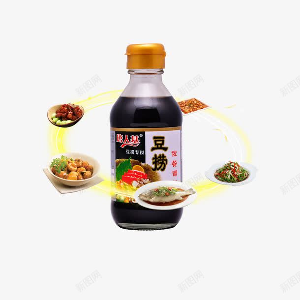 豆捞酱油png免抠素材_88icon https://88icon.com 淘宝天猫免抠素材 淘宝天猫免费素材 粮油副食 调味 调味料 豆捞 酱油 酱油原料 黑色