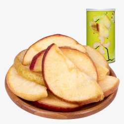 薄皮苹果烘干的薄皮苹果片高清图片