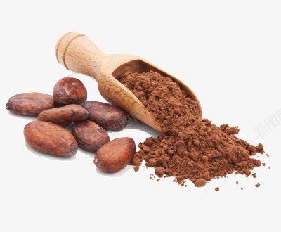咖啡豆和粉末png免抠素材_88icon https://88icon.com 原材料 种子 食品