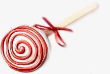 棒棒糖红色螺旋纹棒棒糖素材