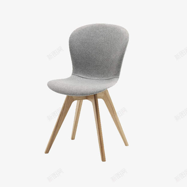 灰色创意单椅png免抠素材_88icon https://88icon.com 产品实物 创意单椅 灰色创意单椅 灰色单椅