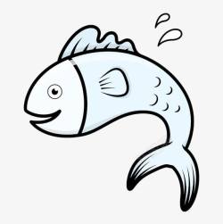 鱼水族水生物动物卡通素材