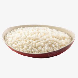 一碗白色的大米素材
