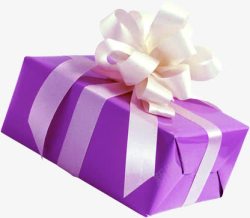 紫色礼盒创意惊喜素材