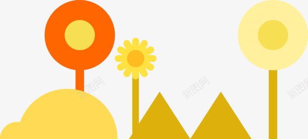 手绘黄色几何三角图案png免抠素材_88icon https://88icon.com 三角 几何 图案 手绘 黄色