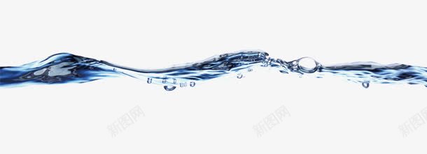 蓝色水流元素png免抠素材_88icon https://88icon.com 元素 水流 蓝色