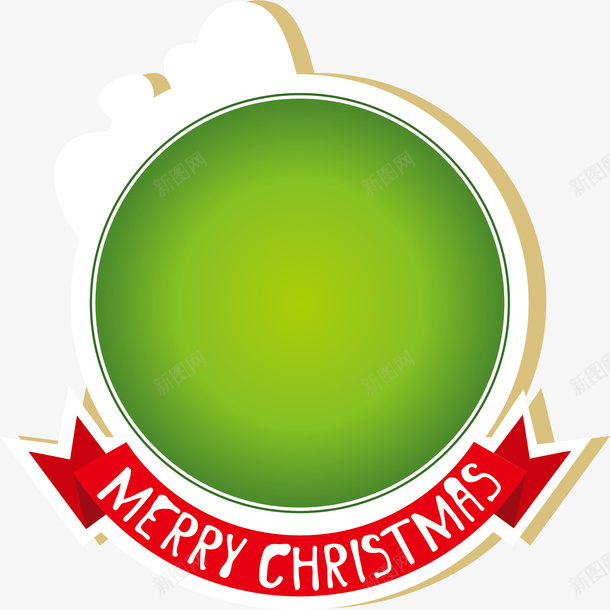 卡通绿色圆圈png免抠素材_88icon https://88icon.com christmas merry 免抠PNG 卡通 圆圈 圣诞快乐 绿色