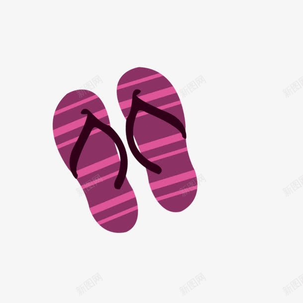 一双紫色拖鞋png免抠素材_88icon https://88icon.com 拖鞋 日用 矢量拖鞋 紫色 紫色拖鞋