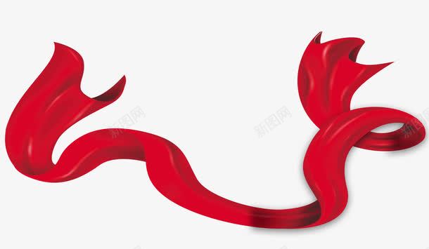 红色中国风绸带装饰图案png免抠素材_88icon https://88icon.com 中国风 免抠PNG 红色 绸带 装饰图案