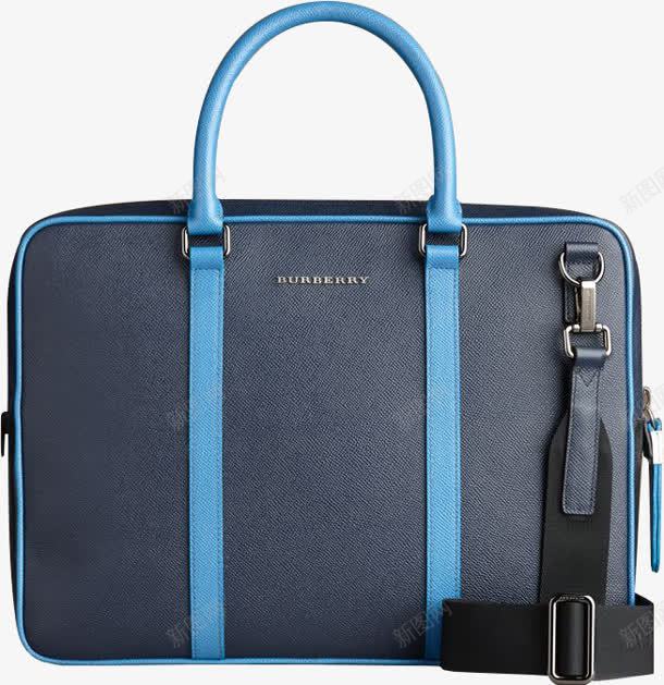 蓝色质感商务休闲男包png免抠素材_88icon https://88icon.com 休闲 商务 蓝色 质感
