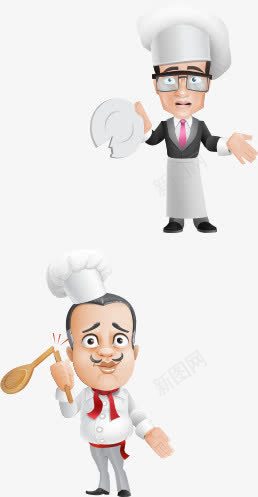 卡通漫画厨师png免抠素材_88icon https://88icon.com 卡通厨师 厨师 可爱厨师