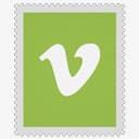 vimeo社会邮票图标集图标