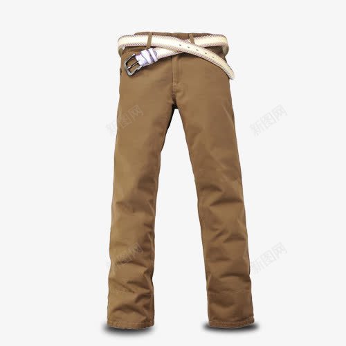 棕色长裤子png免抠素材_88icon https://88icon.com 工装 棕色 直筒 长裤