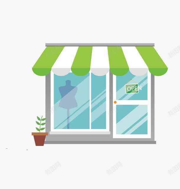 服装店png免抠素材_88icon https://88icon.com 商店 模特 高清