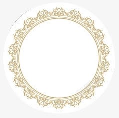 瓷盘png免抠素材_88icon https://88icon.com 盘子 贵族金色边纹 陶瓷