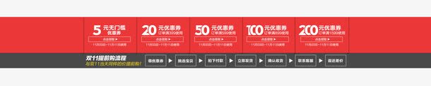 双十一双十二优惠券png免抠素材_88icon https://88icon.com 优惠券 双十一 双十二