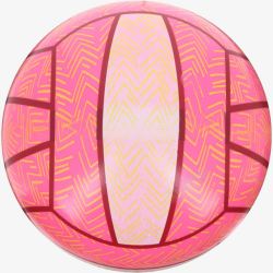 粉色沙滩排球素材