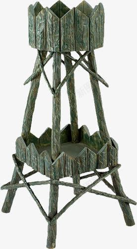 古老木架png免抠素材_88icon https://88icon.com 古老 木材 木架 瞭望塔