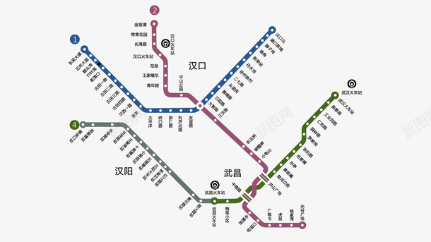 武汉地铁线路矢量图ai免抠素材_88icon https://88icon.com 地铁 武汉 武汉地铁 武汉地铁图 武汉地铁线路 武汉地铁线路图 矢量图