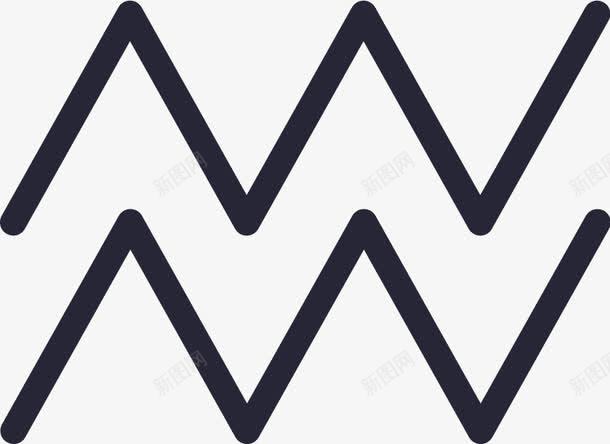 星座水瓶座png免抠素材_88icon https://88icon.com 星座水瓶座