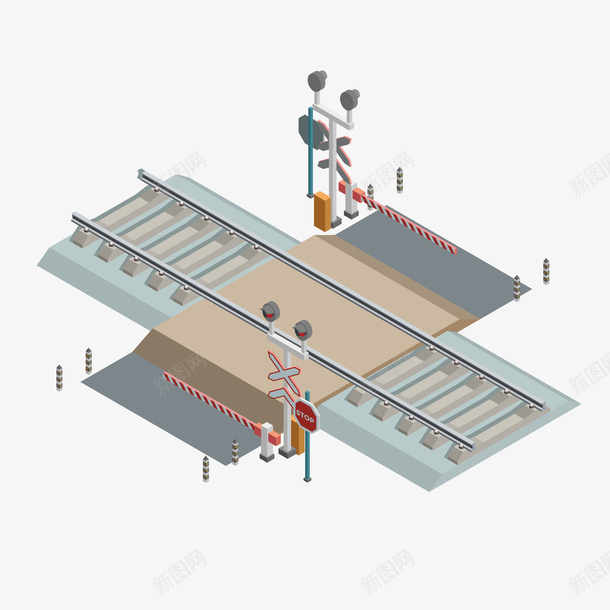 卡通案轨道矢量图eps免抠素材_88icon https://88icon.com 创意 卡通 图案 小清新 彩色 扁平化 简约 装饰 轨道 矢量图