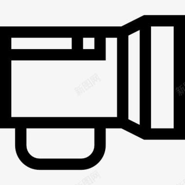 爆炸光手电筒图标图标