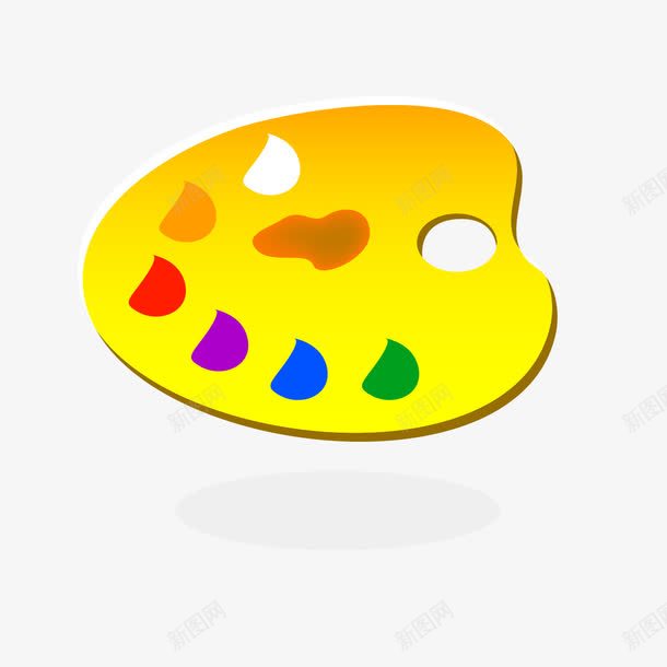 黄色卡通绘画板图形png免抠素材_88icon https://88icon.com 卡通 图形 绘画板 黄色 黄色卡通绘画板图形