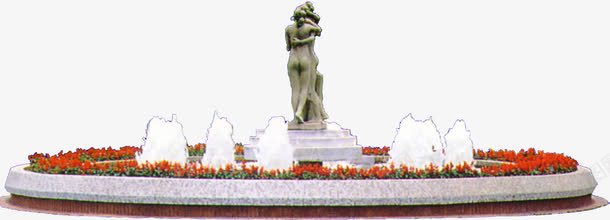花朵雕塑喷泉创意png免抠素材_88icon https://88icon.com 创意 喷泉 花朵 雕塑