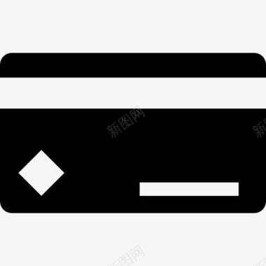 塑料尺子信用卡背面图标图标