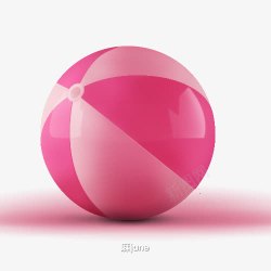 粉色皮球素材
