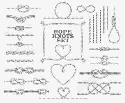 心形编织绳素材