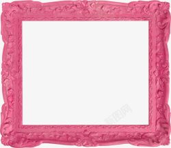 红色纹理边框素材