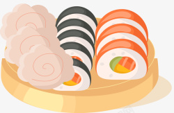 寿司卡通食物素材