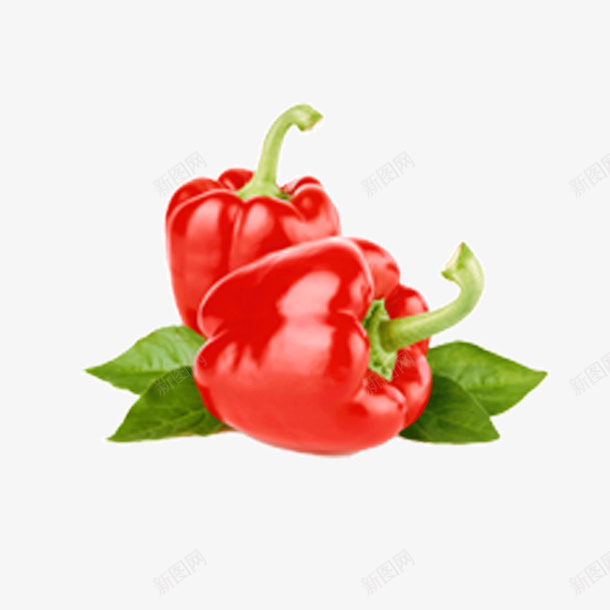 红色菜椒psd免抠素材_88icon https://88icon.com 素材 红色 菜椒 蔬菜