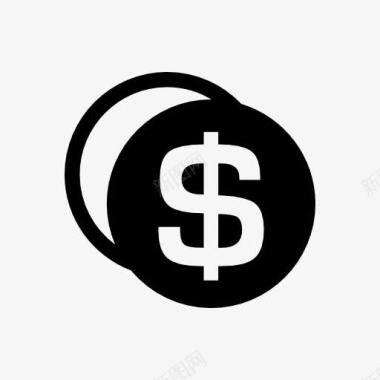 火焰美元图标美元图标图标