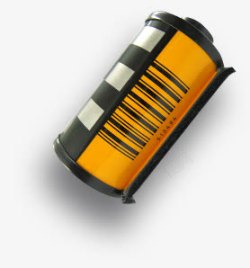 黄色电池节能环保素材