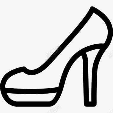 女鞋粉色女鞋高跟鞋高跟鞋图标图标