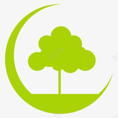 logo参天大树保护环境图标图标