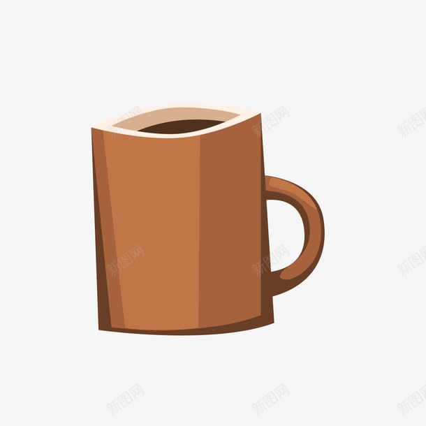 咖啡色马克杯图形png免抠素材_88icon https://88icon.com 咖啡色 咖啡色马克杯图形 图形 马克杯
