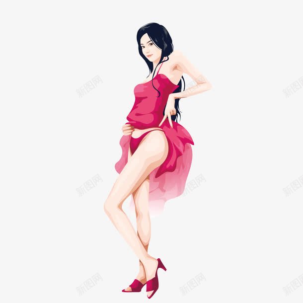 礼服小翘臀png免抠素材_88icon https://88icon.com 礼服 美臀 诱惑