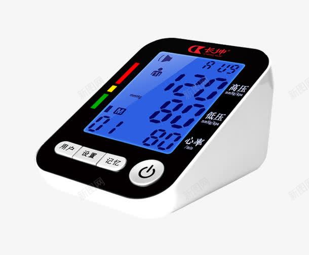 长坤血压测量计png免抠素材_88icon https://88icon.com 产品实物 全自动血压器 血压测量仪 长坤血压测量计