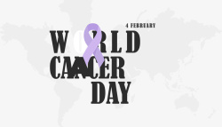 世界抗癌日装饰图案矢量图素材