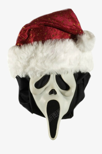 黑骷髅面具png免抠素材_88icon https://88icon.com 万圣节 圣诞红帽 面具 骷髅