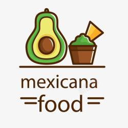 墨西哥食物矢量图素材