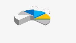 蓝色商务总结ppt模板素材