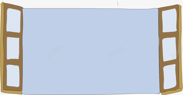 卡通窗户png免抠素材_88icon https://88icon.com 卡通窗户 手绘窗户